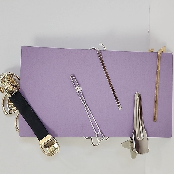 Birthday Card + Set of 5x (five) Decorative Hair Clip Burgoyne KJS Industries - Picture 5 of 5